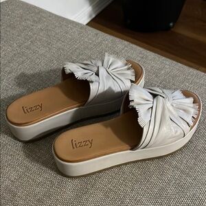 Women's White Slide Sandals